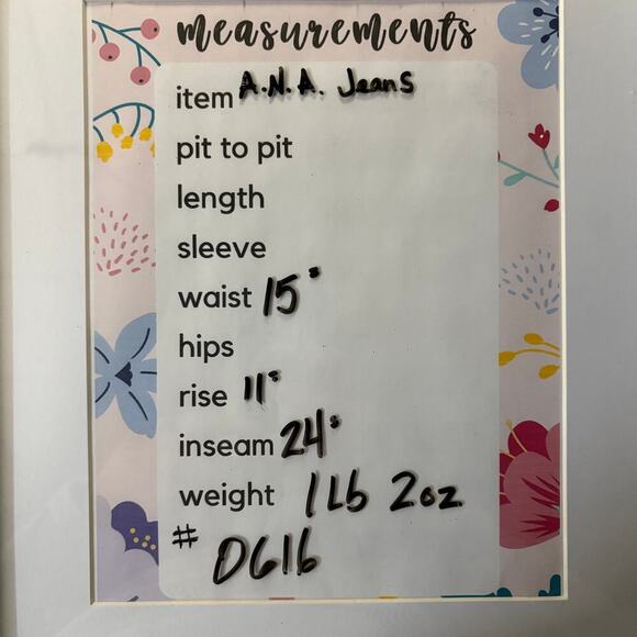 ANA Jeans Woman's 8 Mint‎ Green Button Fly High-Rise Skinny Summer Coastal - Picture 12 of 13